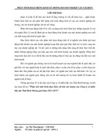 Phân tích tình hình thực hiện chỉ tiêu sản lượng của công ty cổ phần tiếp vận thái bình dương giai đoạn 2013 2015 