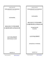 Hiệu quả quản lý và sử dụng kinh phí sự nghiệp môi trường tại tỉnh Quảng Ninh