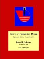 Basics of foundation design
