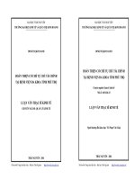 Hoàn thiện cơ chế tự chủ tài chính tại Bệnh viện đa khoa tỉnh Phú Thọ