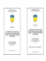 Giải pháp nâng cao chất lượng đào tạo trung cấp chuyên nghiệp tại khu vực thành phố Hồ Chí Minh đến năm 2020