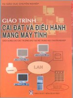 Giáo trình CÀI ĐẶT và ĐIỀU HÀNH MẠNG MÁY TÍNH