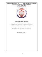 NGHIÊN cứu ( tìm HIỂU) hệ THỐNG AN TOÀN và báo nạn HÀNG hải TOÀN cầu – GMDSS 