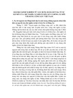 BÀI học KINH NGHIỆM về xây DỰNG ĐẢNG rút RA từ sự sụp đổ CHỦ NGHĨA xã hội ở LIÊN xô và ĐÔNG âu