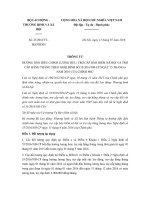 Thông tư 23/2016/TT-BLĐTBXH điều chỉnh lương hưu, trợ cấp bảo hiểm xã hội và trợ cấp hằng tháng