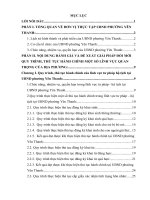 Báo cáo thực tập tôt nghiệp: ĐÁNH GIÁ VÀ ĐỀ XUẤT GIẢI PHÁP ĐỔI MỚI QUY TRÌNH, THỦ TỤC HÀNH CHÍNH MỘT SỐ LĨNH VỰC QUAN TRỌNG của UBND phường yên thanh