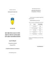 Hoàn thiện công tác quản lý chứng khoán sau niêm yết tại sở Giao dịch Chứng khoán thành phố Hồ Chí Minh