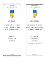 Hệ thống kiểm soát nội bộ tại các kho bạc nhà nước trên địa bàn thành phố Hồ Chí Minh thực trạng và giải pháp hoàn thiện