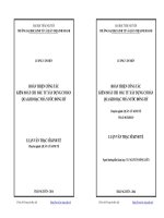 Hoàn thiện công tác kiểm soát chi đầu tư xây dựng cơ bản qua Kho bạc Nhà nước Đồng Hỷ