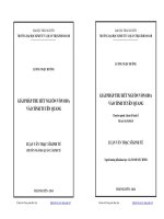 Giải pháp thu hút nguồn vốn ODA vào tỉnh Tuyên Quang