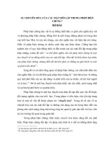 TIỂU LUẬN TRIẾT - SỰ CHUYỂN HÓA CÁC MẶT ĐỐI LẬP TRONG PHÉP BIỆN CHỨNG