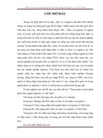 tiểu luận cao học Thực trạng và giải pháp phát triển ngành logistics ở việt nam