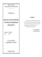 Chiến lược xây dựng thương hiệu VNPT trong quá trình hội nhập kinh tế quốc tế