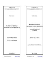 Hoàn thiện quản trị nhân lực ở siêu thị Minh Cầu thành phố Thái Nguyên