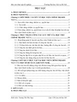 Báo cáo thực tập tốt nghiệp văn thư lưu trữ tại HỌC VIỆN CHÍNH TRỊ KHU vực 1