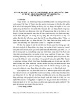 XÂY DỰNG CHỦ NGHĨA xã hội ở VIỆT NAM TRÊN nền TẢNG lý LUẬN HÌNH THÁI KINH tế xã hội