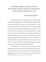 4 SỰ LÃNH đạo, CỦA TRUNG ƯƠNG đối VỚI PHONG TRÀO đấu TRANH ở CÁC TỈNH TRUNG KỲ TRONG CAO TRÀO CÁCH MẠNG 1930   1931