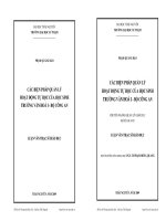 Giáo dục Các biện pháp quản lý hoạt động tự học của học sinh trường Văn hoá I  Bộ Công an
