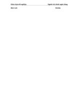 Cho vay tiêu dùng tại ngân hàng nông nghiệp và phát triển nông thôn việt nam chi nhánh huyện đông triều thực trạng và giải pháp