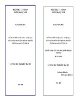 Khoa học Giáo dục Những giải pháp cơ bản nâng cao hiệu quả giáo dục đạo đức nghề nghiệp cho sinh viên Trường Cao đẳng Y tế Nghệ An