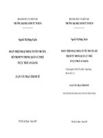 Hoàn thiện hoạt động tuyên truyền, hỗ trợ ĐTNT trong quản lý thuế ở cục thuế An Giang