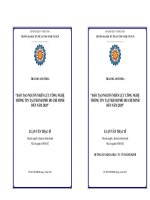 Đào tạo nguồn nhân lực công nghệ thông tin tại thành phố Hồ Chí Minh đến năm 2020