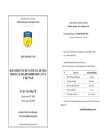 Hoàn thiện tổ chức công tác kế toán trong các doanh nghiệp nhỏ và vừa ở Việt Nam