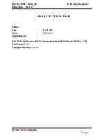 Nghiên cứu, thiết kế, chế tạo mạch đo và điều khiển tốc độ động cơ dc