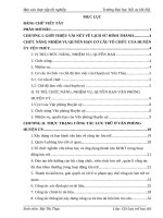 Báo cáo thực tập tốt nghiệp văn thư lưu trữ tại Huyện uỷ yên thủy