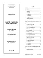 KHẢO SÁT VIỆC SỬ DỤNG TỪ NGỮ ĐỊA PHƯƠNG TRONG THƠ TỐ HỮU