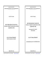 Hoàn thiện kiểm soát thanh toán vốn đầu tư xây dựng cơ bản từ nguồn ngân sách Nhà nước cấp tỉnh tại kho bạc Nhà nước Bắc Ninh