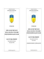 Chiến lược phát triển nguồn nhân lực cho công ty công trình đô thị thành phố Bà Rịa đến năm 2020