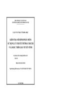 Kiểm tra mô hình phần mềm sử dụng lý thuyết Ôtômat Buchi và Logic thời gian tuyến tính