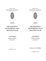 Chiến lược phát triển các khu công nghiệp Bà Rịa Vũng Tàu trong giai đoạn từ 2012  2020