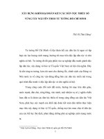 0 XÂY DỰNG KHỐI đại ĐOÀN KẾT CÁC DÂN TỘC THIỂU SỐ VÙNG TÂY NGUYÊN THEO TƯ TƯỞNG HỒ CHÍ MINH