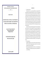 Nâng cao năng lực cạnh tranh của Ngân hàng Nông nghiệp và phát triển nông thôn Việt Nam trong xu thế hội nhập