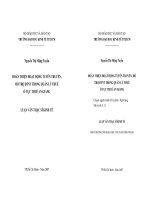 Hoàn thiện hoạt động tuyên truyền, hỗ trợ DTNT trong quản lý thuế ở cục thuế An Giang