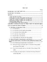 chuyển dịch cơ cấu kinh tế nông nghiệp theo hướng CNH hđh trên địa bàn huyện thọ xuân thanh hóa