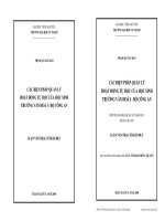 Các biện pháp quản lý hoạt động tự học của học sinh trường văn hoá i  bộ công an