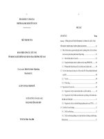 Hoàn thiện công tác thẩm định rủi ro tài chính trong tín dụng dự án đầu tư tại các ngân hàng Thương mại Việt Nam