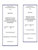 Giải pháp nâng cao năng lực cạnh tranh của Ngân hàng Công thương chi nhánh Đồng Tháp giai đoạn 2007 – 2015