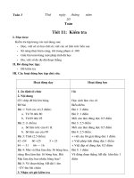 Giáo án toán lớp 2   tuấn 3