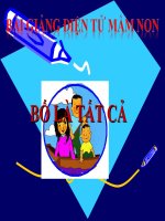 Bài giảng điện tử mầm non lớp Lá đề tài Bố là tất cả