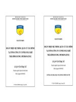 Hoàn thiện hệ thống quản lý tài chính tại tổng công ty Cổ phần Dầu khí Thái Bình Dương (Petropacific)
