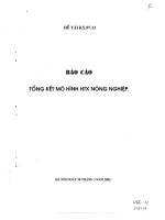 Tổng kết mô hình hợp tác xã nông nghiệp 