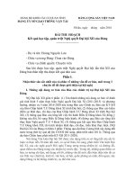 bài thu hoạch NQ 12 của đảng