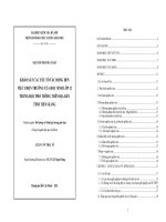 KHẢO SÁT CÁC YẾU TỐ TÁC ĐỘNG ĐẾN VIỆC CHỌN TRƯỜNG CỦA HỌC SINH LỚP 12 TRUNG HỌC PHỔ THÔNG TRÊN ĐỊA BÀN TỈNH TIỀN GIANG