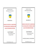 Đánh giá sự hài lòng của khách hàng về sản phẩm đường túi Biên Hòa trên địa bàn thành phố Hồ Chí Minh
