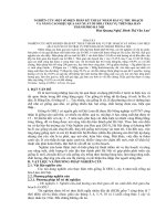 NGHIÊN CỨU MỘT SỐ BIỆN PHÁP KỸ THUẬT NHẰM RẢI VỤ THU HOẠCH  VÀ NÂNG CAO HIỆU QUẢ SẢN XUẤT ỔI OĐL1 TRÁI VỤ TRÊN ĐỊA BÀN  THÀNH PHỐ HÀ NỘI