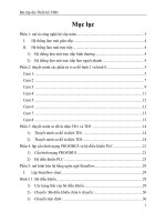 Thiết kế hệ tđh cho hệ cấp nước của một dây chuyền công nghệ